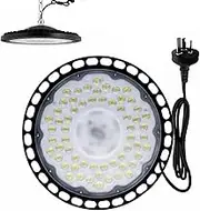 200W UFO LED Work Light,High Bay Light IP65 Waterproof and Duskproof,Hangable with Hook/Chain Garage Lamp Lighting for Sho,Garage,Factory,Gym,Warehouse,Exhibition Hall (200W)