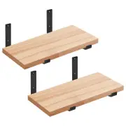 4 Packs Shelf Brackets 12 Inch Wall Mounted Floating Brackets for Hanging