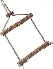 YARNOW Bird Swing for Parrots Hanging Chewing Perch Accessory for Bird Cage Natural Plaything for Cockatiels and Birds