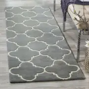 Safavieh Chatham DARK GREY / IVORY 2'-3" X 9' Runner - CHT717D-29