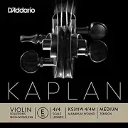 D'Addario Kaplan Non-Whistling Violin Aluminum Wound E String, 4/4 Scale