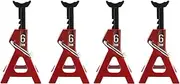 domoi 4Pcs Metal Height Adjustable 6 Ton Jack Repair Stand for 1/10 RC Crawler Car Axial SCX10 90046 TRX4 TRX6 D90,1