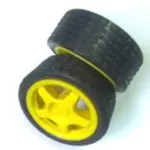 ◄T06► 尋跡巡線小車配件 智能小車 輪胎 底盤輪 ARDUINO