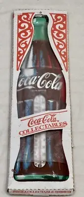 NOS Vintage Original Coca-Cola Thermometer never out of box works 29"/COKE sign