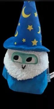 Bark Merlin Monroe Wizard Plush Dog Toy For Large Dogs Star & Moon Hat New