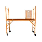 Mobile Steel Scaffold - 454kg - Plywood Platform with Hatch - Work Portable High