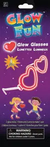 Glow Fun Heart Glasses