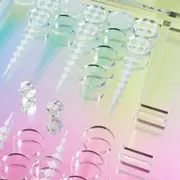 [Sunnylife] Lucite Table Top Backgammon Aurora
