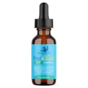 Rest&Quiet Pet Formula 15mL Drops Natural Stress Relief for Dogs Cats Horses