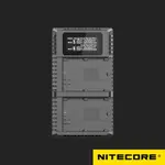 NITECORE 奈特科爾 UCN2 PRO FOR CANON LP-E6NH/LP-E6N/LP-E6 USB行動快充QC 液晶雙槽充電器