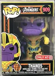 Funko Pop! Avengers Endgame Thanos BlackLight Target Exclusive w/ Protector