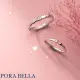 【Porabella】925純銀鋯石對戒-珍愛永恆 情侶對戒 ring