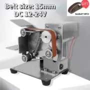 Mini Belt Grinding Machine 15mm Sharpening Tool Electric Wood Metal Sander Set