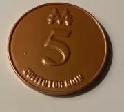 Monopoly Surprise $5 Coin Copper Token Metal Series 1 Game Piece