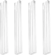Wscwl 2 Slots Playing Card Tray, Acrylic Game Card Display Stands, Playing Card Base with 2 Card Slots for Cards, Solitaire, Playing Cards, Game Cards