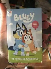 NEW, BLUEY ADHESIVE BANDAGES BANDAIDS, BOX OF 14