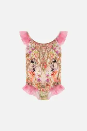 KIDS TULLE FRILL BODYSUIT 4-10 MINNIE MOUSE MAGIC