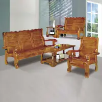 在飛比找蝦皮商城優惠-【SA640-1】南洋檜木實木板椅組(502)(不含玻璃)(