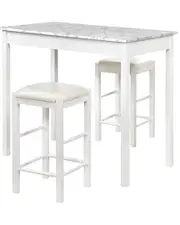 Linon Tavern Dining Table with 2 Counter Stools