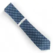 Perry Ellis Men's Chandler Geometric Pattern Print Tie 3" Classic Blue $55