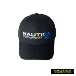 【NAUTICA】COMPETITION漸層品牌LOGO休閒帽(黑)