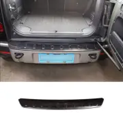 Black titanium Outer Rear Bumper Protector Guard For Land Rover Defender 20-24 (for: Land Rover)