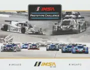 2019 IMSA Prototype Challenge thinstock blankback postcard