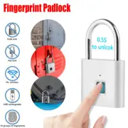 O10 Waterproof Smart Fingerprint Door Lock Anti-theft Padlock for Luggage Case