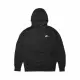 【NIKE 耐吉】帽T Fleece Pullover Hoodie 男款 運動休閒 NSW 微刷毛 親膚 連帽 黑白(BV2655-010)