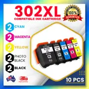 10x Compatible Ink Cartridges for Epson 302XL Expression XP6000 XP6100