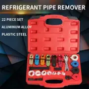 22pc Fuel & Air Conditioning Disconnection Set Refrigerant Pipe Disassembly Tool