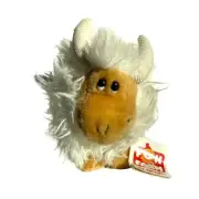 Dakin Fun Farm Mountain Goat Sheep Ram Plush 1983 Smiling Vintage Yakima Yak 8”