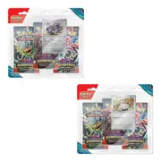 POKEMON TCG Scarlet & Violet Twilight Masquerade Three Booster Blisters (Pair)