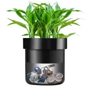 Diversion Flower Pot Safe with Fireproof Money Bag for Keys Money Cash Watches