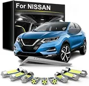 LED Interior Light Kit, For Nissan X-Trail T30 T31 T32 Qashqai J10 J11 Patrol Y61 Y62 Elgrand E50 E51 E52 2007-2010