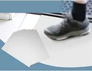 Sticky Tac Mats Adhesive Floor, 10 Packs Sticky Mat 300 Sheets Adhesive Mat for Cleanroom Construction Home Laboratory Hospital Warehouse Remove Debris from Shoes Equipment Wheels(90x120cm/35x47in)