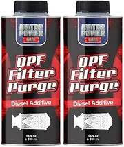 2 Bottles DPF Filter Purge: The Most Economical Way to Clean and Protect Your Diesel Particulate Filter, Diesel Additive, High Performance Helps Regeneration No Assembling 500ml 16.9 oz x 2