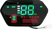 High Performance 60V Speedometer, Odometer Tachometer LCD Display, Universal Motorbike Instrument for Accurate Monitoring