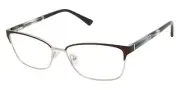 Nicole Miller Bristol Eyeglasses Matte Dark Brown 58mm New 100% Authentic