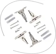 HOMOBABE 2Sets Furniture Straps Earthquake Safety Anchors for Bookcases Cabinets Dressers Durable Wall Anchors for Proofing Injury Prevention