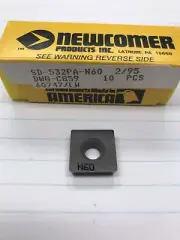10 pcs. SD532PA N60 NEWCOMER INSERT (loc stk)