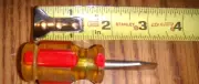Vintage STANLEY 64-842 USA Flat Screwdriver Short Stubby 3.5 Inch NOS NICE