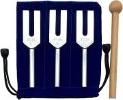 Angel Tuning Fork Set 4096 Hz 4160 Hz 4225 Hz for Crystal Clearing Angel Tuners