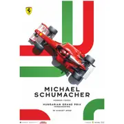 Scuderia Ferrari F2002 - Michael Schumacher - Hungarian Grand Prix - 2002 Limited Edition Poster