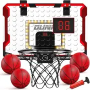 TEMI Indoor Basketball Hoop for Kids, Door Room Basketball Hoop,Mini Basketball