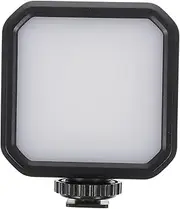 DOITOOL Rechargeable LED Video Light for Action Camera Portable Dimming Photography Light with Color Modes and Cold Shoe Mount for Vlogging and Live Streaming
