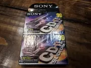 Sony CD-IT High Bias 90 min Cassette Tapes 2 Pack NEW SEALED Slim Case IEC II