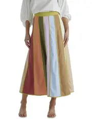 [Fate & Becker] Sun Jewel Stripe Skirt in Multi