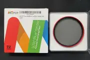 BRAND NEW!! MeFOTO 72mm Wild Blue Yonder Circular Polarizer Filter (Red) MCP72R