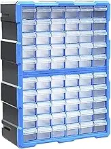 Screw Organizer,60 Compartments Makeup Organizer | Easily Stackable Portable Storage Case for Jewelry, Hardware, Beads, Screws